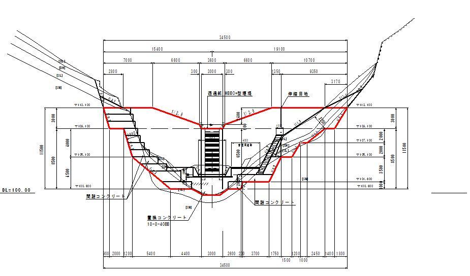 神明ヶ谷構造図