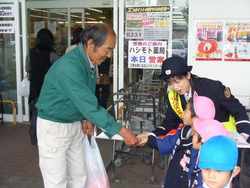 勝山市消防団（防火啓発）