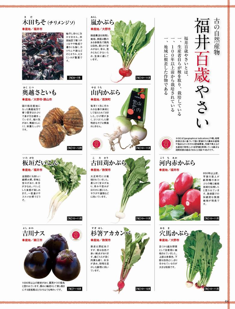 旬の里ふくい 野菜図鑑 福井県ホームページ