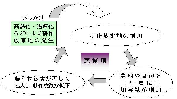 悪循環の図