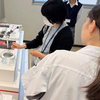 撥水めっきの実演