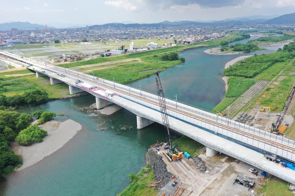新九頭竜橋（仮称）が閉合しました！！
