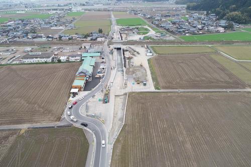 令和5年4月施工状況(大土呂側)