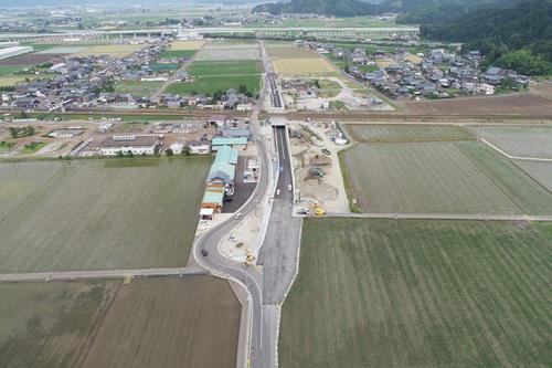 令和5年6月施工状況(大土呂側)
