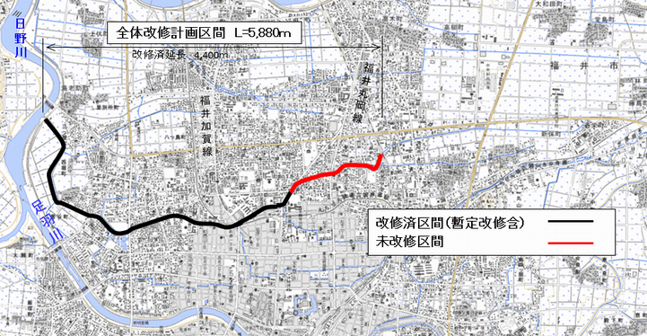 底喰川　平面図