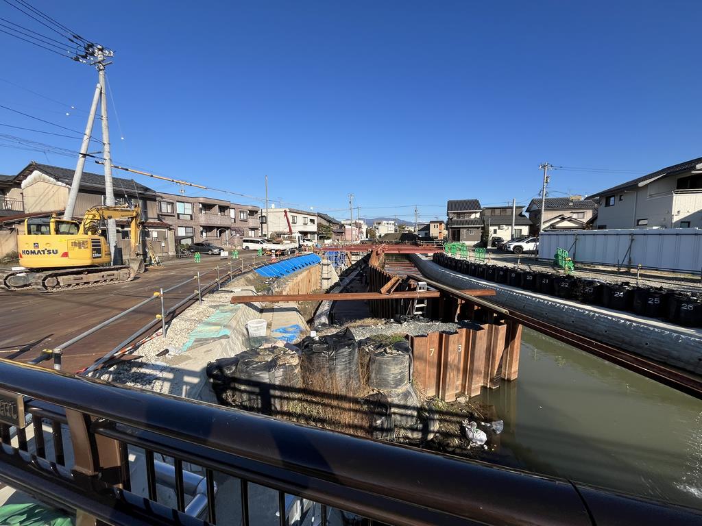 底喰川 護岸施工状況