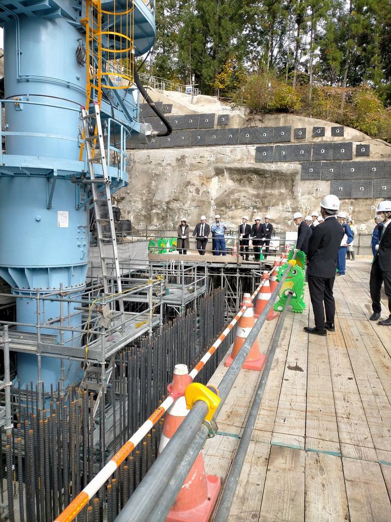 中部縦貫自動車道大野油坂道路視察