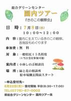 園内ツアー(きのこの観察会)