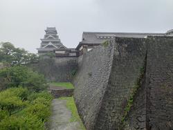 石垣と熊本城