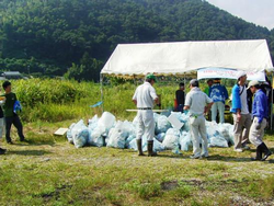 勝山青年会議所清掃写真①