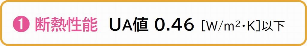 防露性能UA値0.46以下