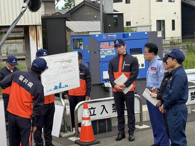 芳野川視察