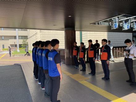 応援職員出発式1
