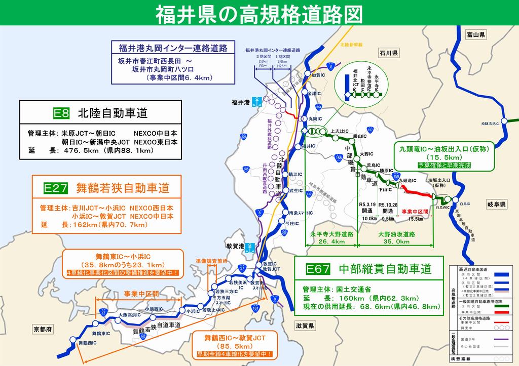 高規格道路について 福井県ホームページ