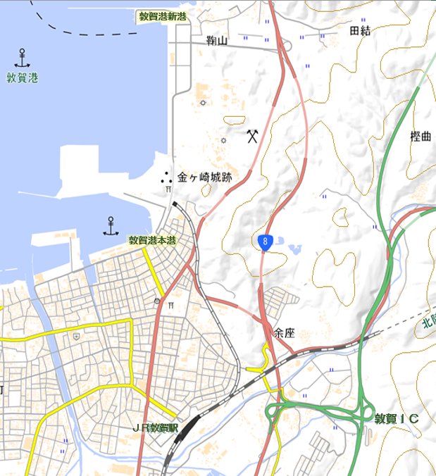 敦賀港位置図