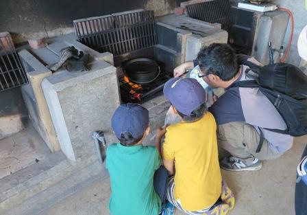 ダッチオーブンで焼く