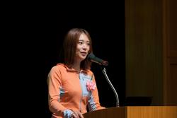 育林交流集会(プレゼンターかほ氏)