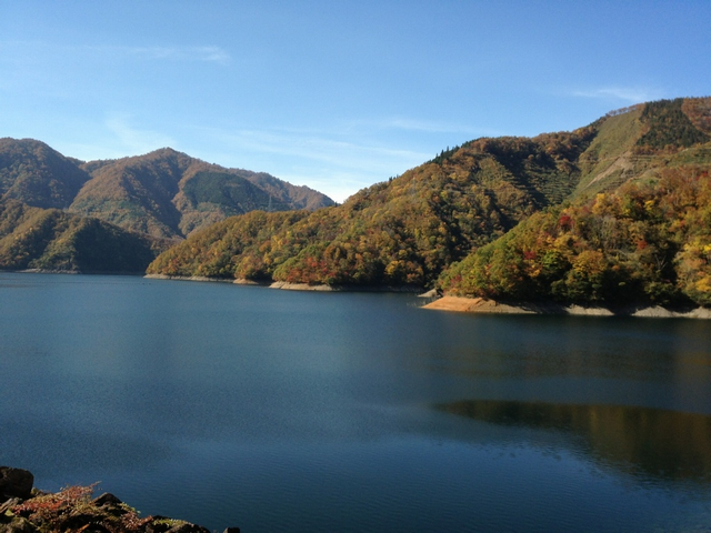 九頭龍ダム周辺の風景
