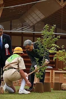 第60回植樹祭お手植え