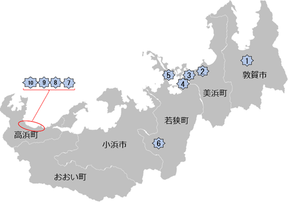 嶺南地区位置図