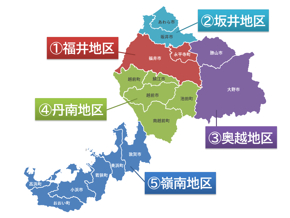 福井県全図