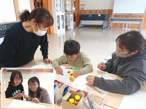 種のマグネットアートづくり