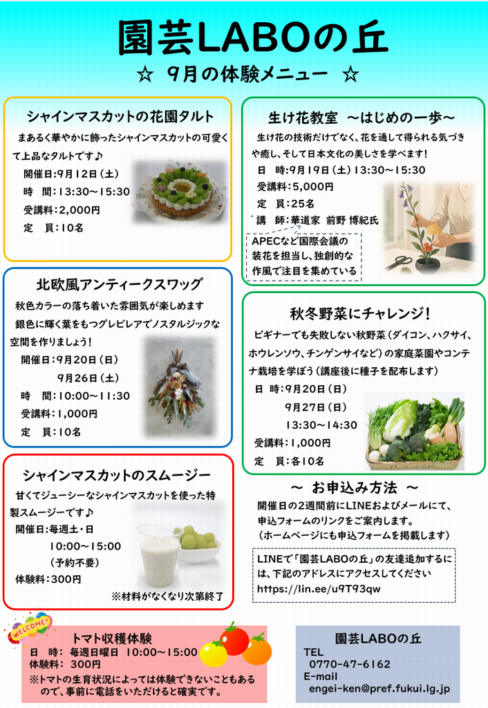26年9月体験チラシ