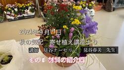 秋の寄せ植え１