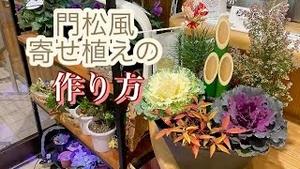 門松風寄せ植えの作り方