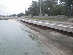 和田浜浸食状況