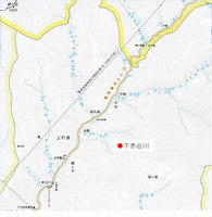 下赤谷川　位置図