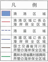 漁港地図　凡例