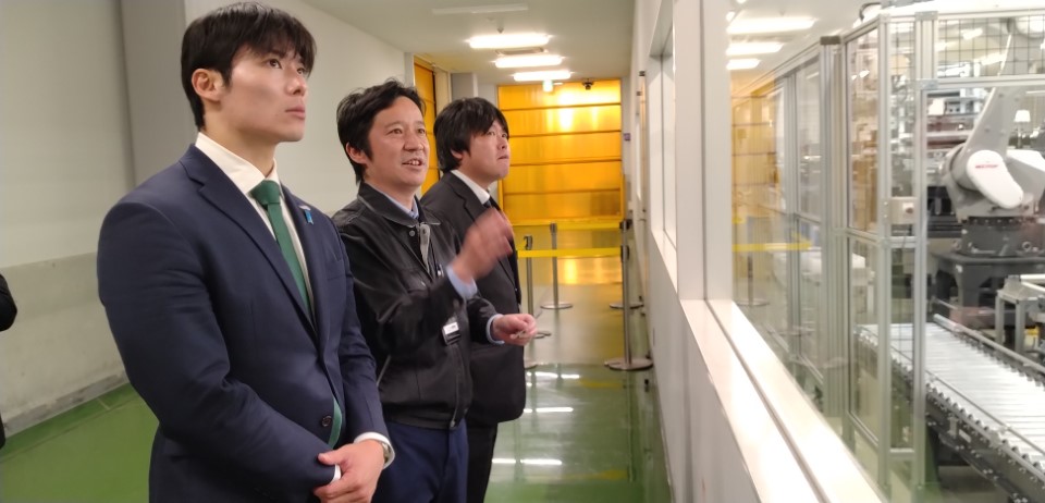 「徹底した県民目線」の一環で、福井鋲螺株式会社の現場視察を行いました