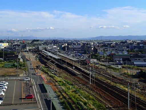 H30.6.18芦原温泉駅付近から南を望む