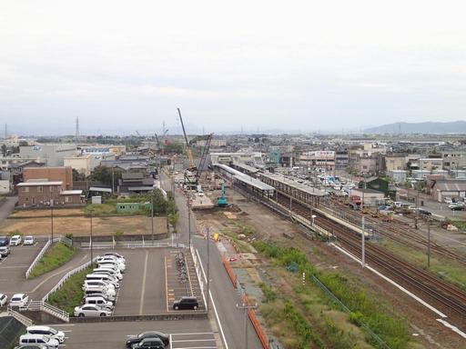 H30.9.26芦原温泉駅付近から南を望む