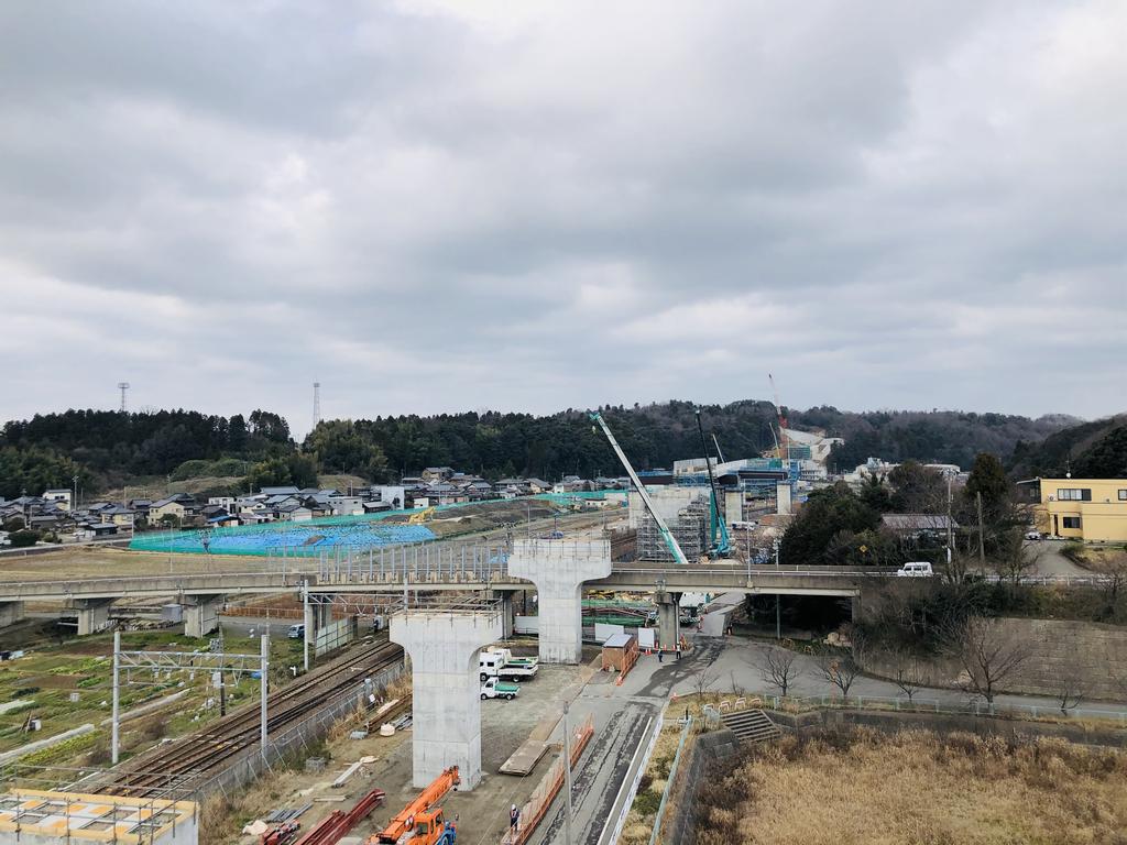 R2.3芦原温泉駅付近から北を望む