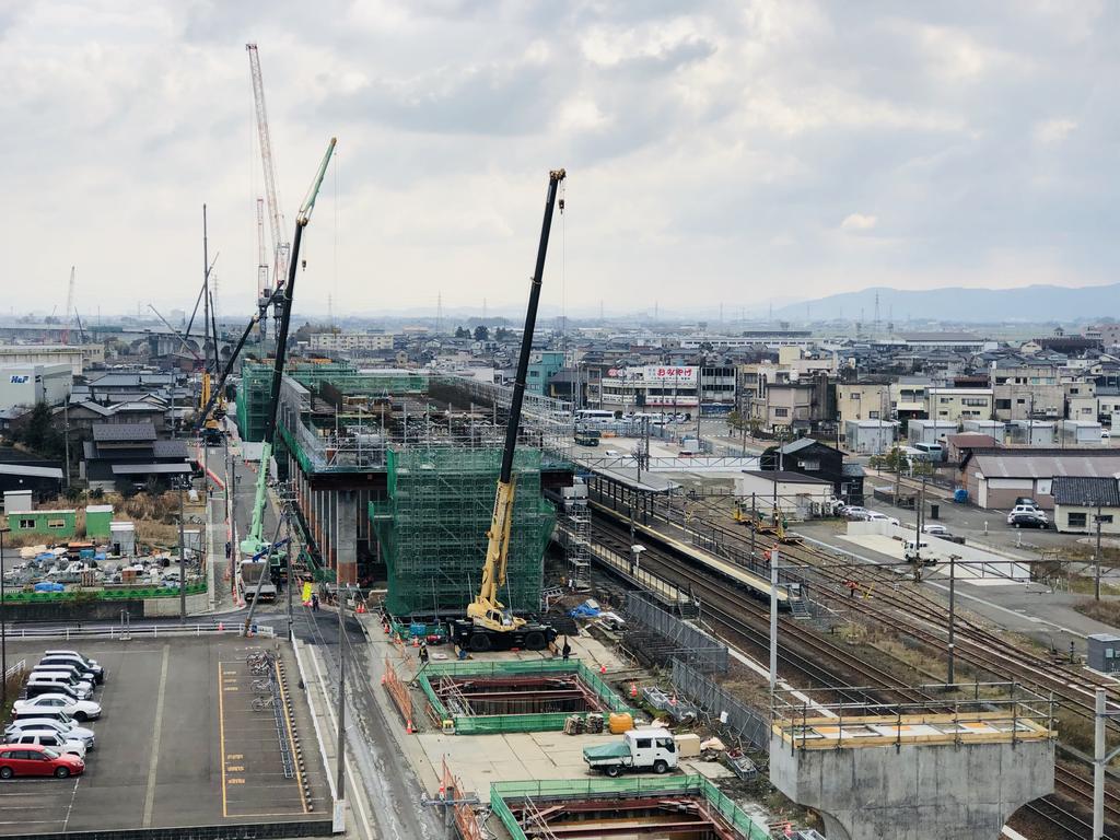 R2.3芦原温泉駅付近から南を望む