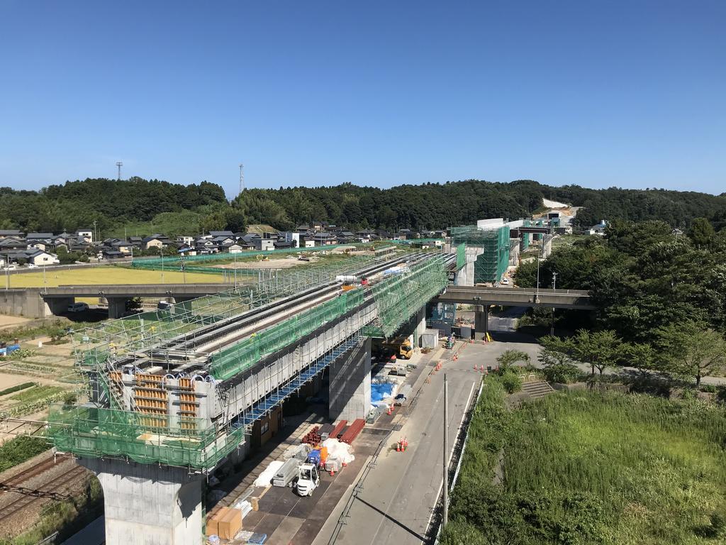 R2.9芦原温泉駅付近から北を望む
