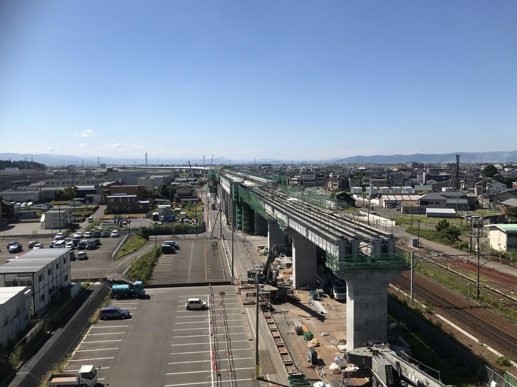 R2.9芦原温泉駅付近から南を望む