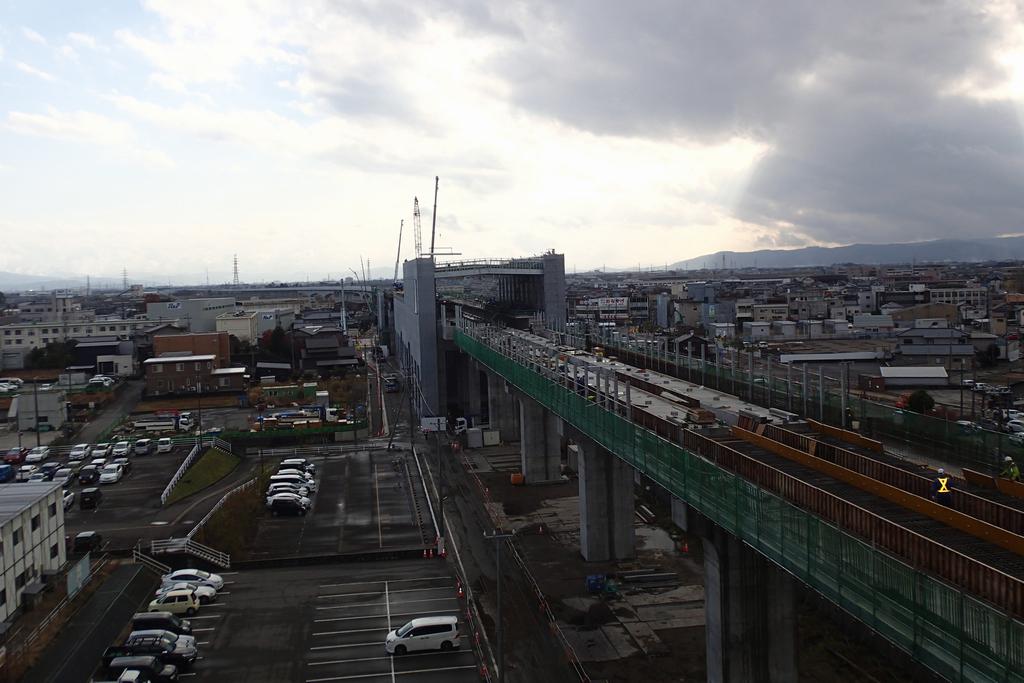 R2.12芦原温泉駅付近から南を望む