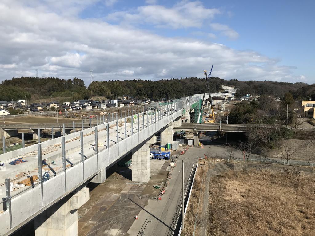 R3.3芦原温泉駅付近から北を望む