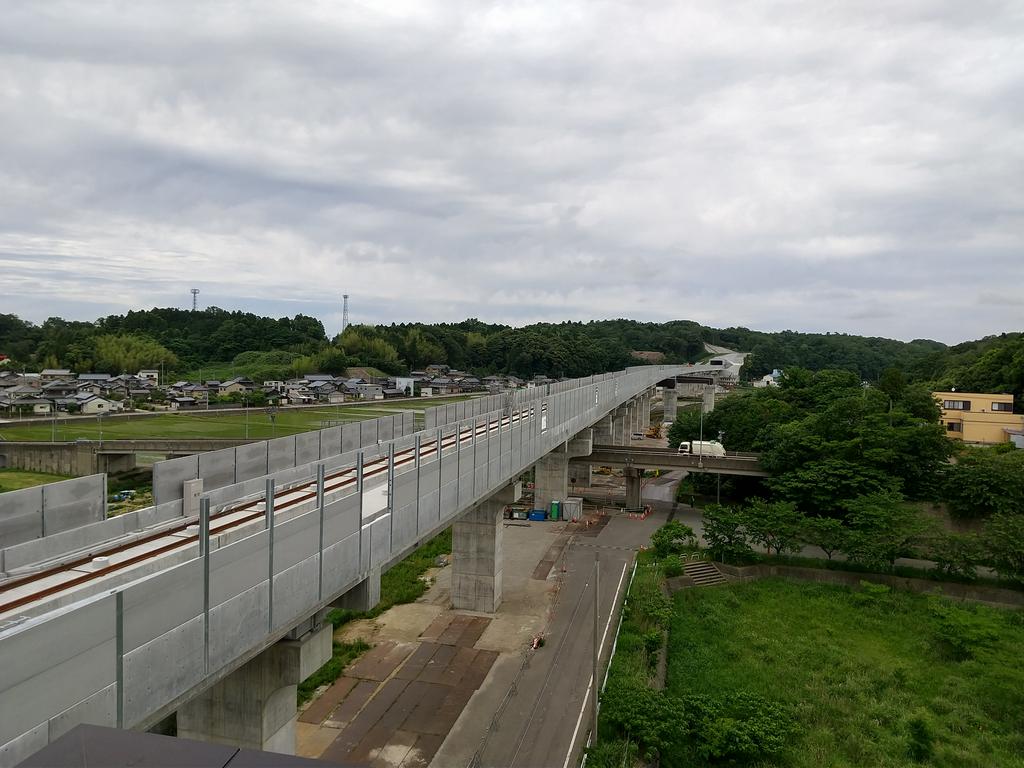 R3.6芦原温泉駅付近から北を望む