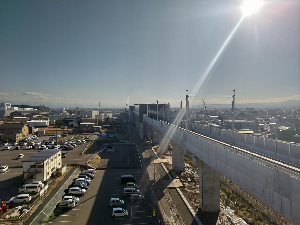R3.12芦原温泉駅付近から南を望む