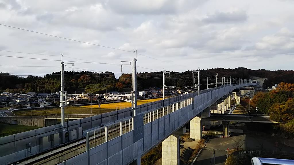 R4.12芦原温泉駅付近から北を望む