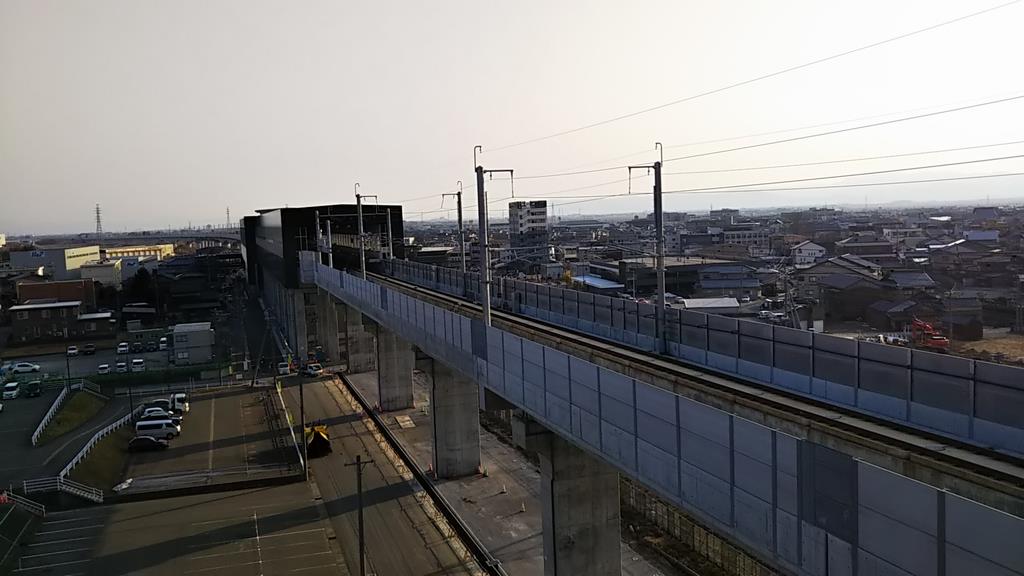 R5.3芦原温泉駅付近から南を望む
