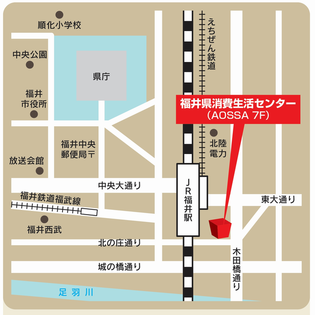 福井センター地図
