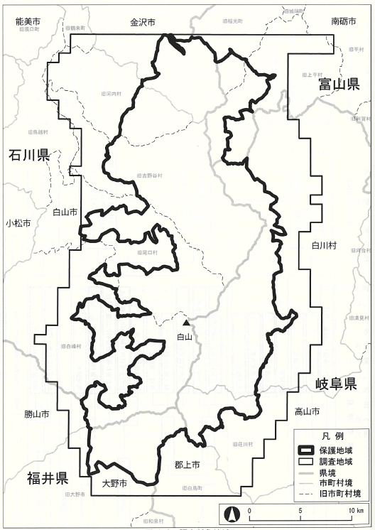 白山カモシカ保護地域