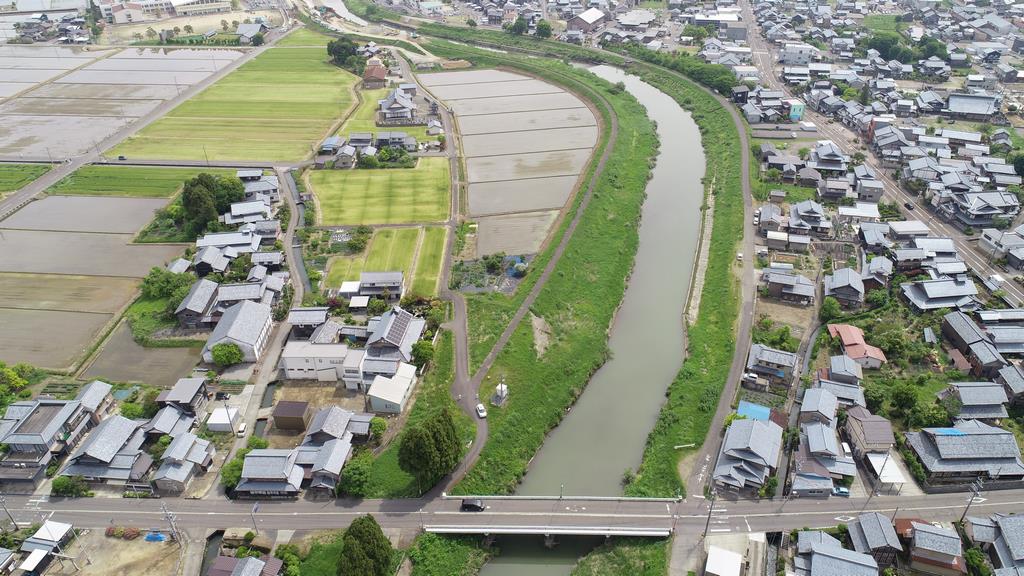 二箇堰～徳万橋（令和7年5月撮影）