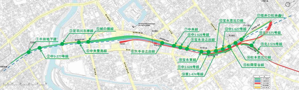 道路整備位置図