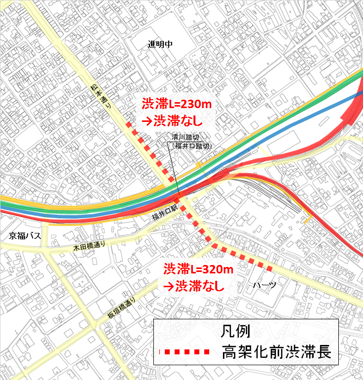 松本通りの渋滞解消